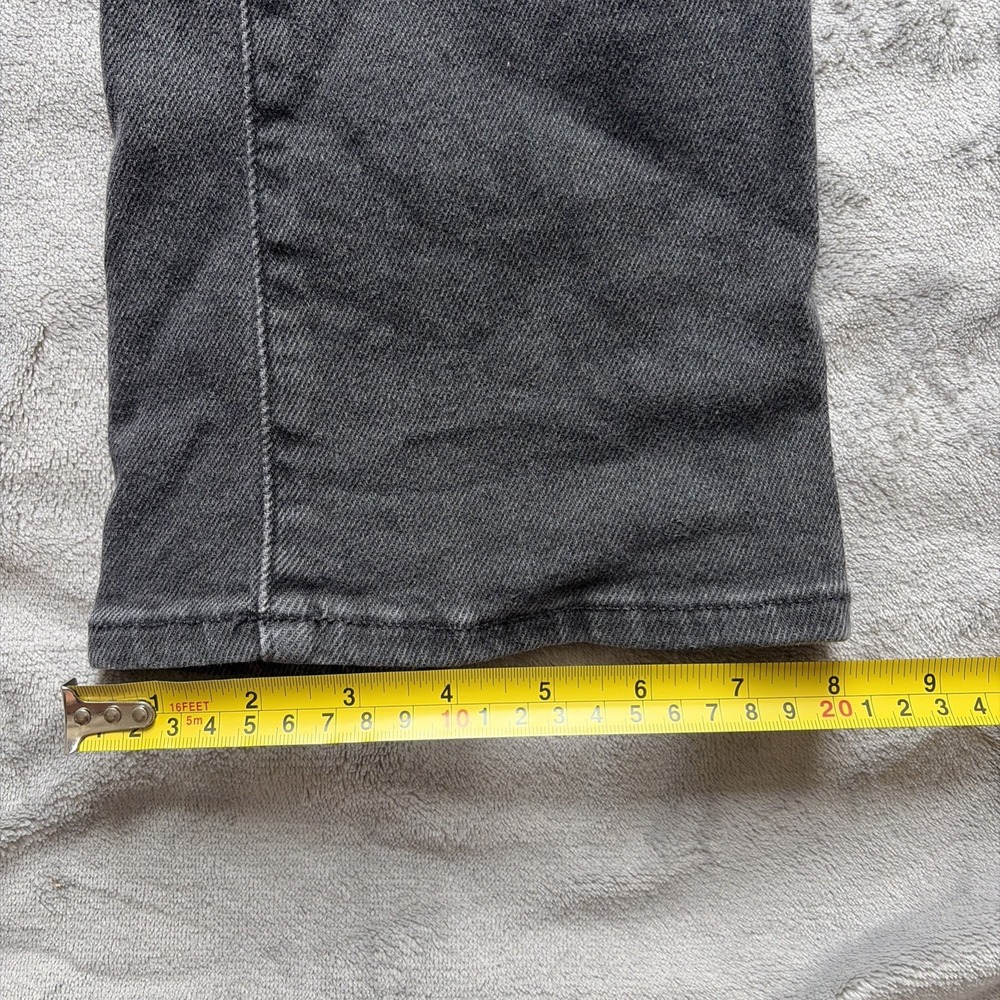 Madewell Mid-Rise Kick Out Jeans Womens 27 Black Dark Denim - Picture 6 of 7